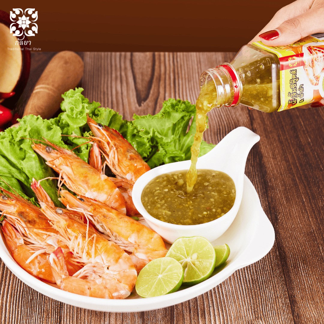 (3-Flavor Pack) Kanlaya Signature Thai Dipping Sauces 9.52 oz (270 g) āļāđāļģāļāļīāđāļĄāđāļāđāļ§+āļāđāļģāļāļīāđāļĄāļāļĩāļāļđāđāļ+āļāđāļģāļāļĢāļīāļāļāļ°āļāļīāļāļļāđāļ āļāļĢāļēāļāļąāļĨāļĒāļē