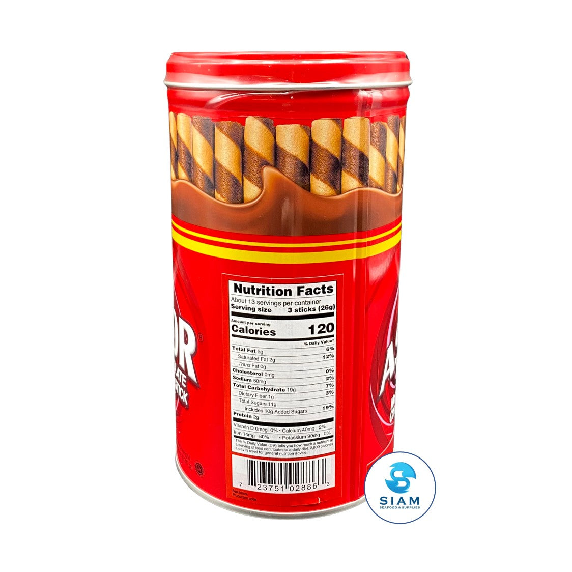 Astor Chocolate Wafer Stick, Original Recipe (11.64 oz) เวเฟอร์โรลรสช็อกโกแลต รสดั้งเดิม ตราแอสเทอร์