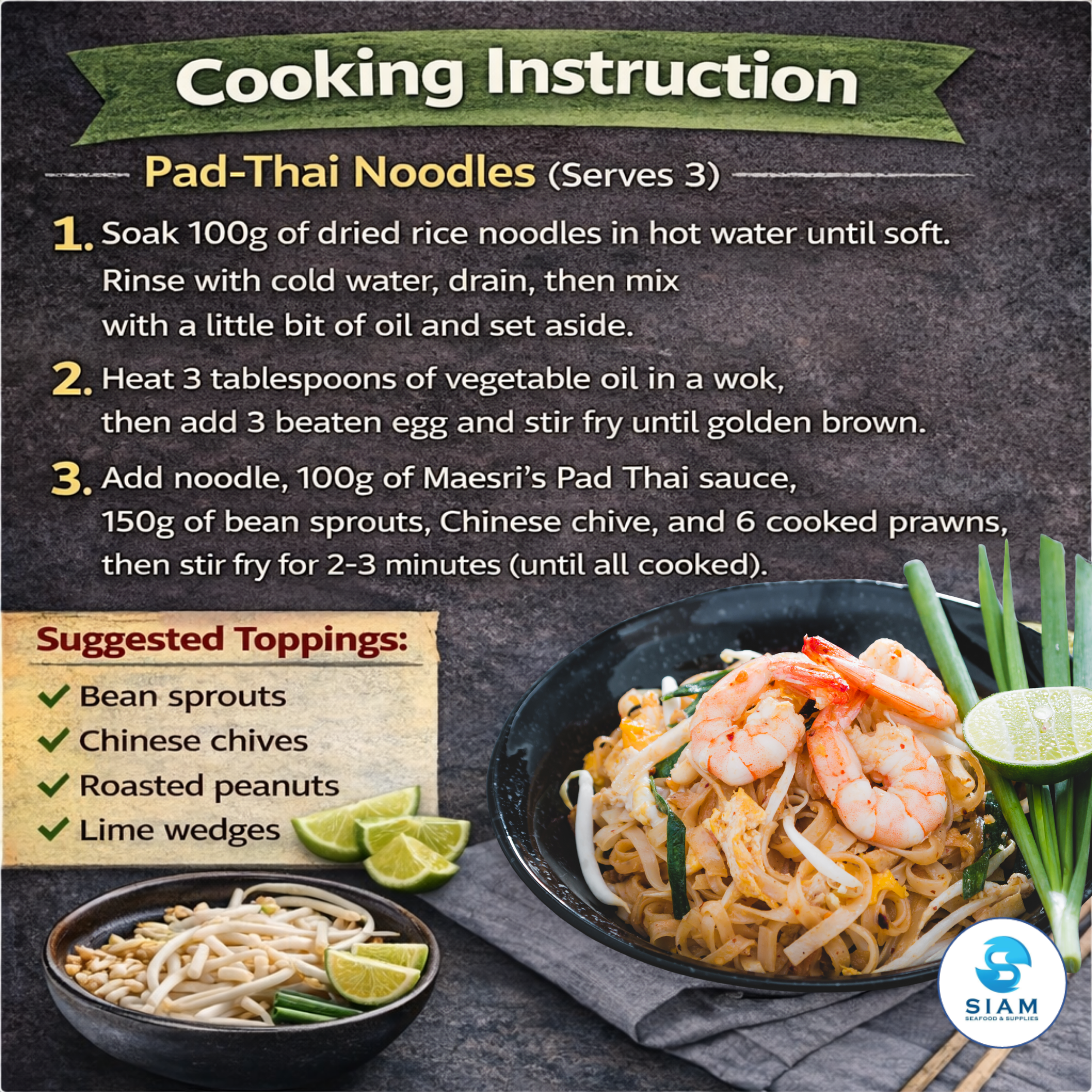 DIY Pad Thai Meal Kit āļāļļāļāļāļģāļāļąāļāđāļāļĒāļāļĢāđāļāļĄāļāļĢāļļāļ