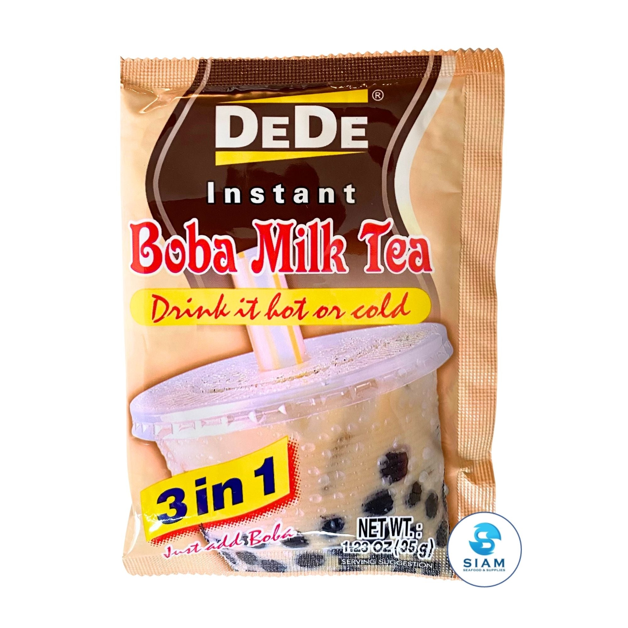 DeDe Instant Boba Milk Tea (12 packets-14.8 oz) āļāļēāļāļĄāđāļāđāļĄāļļāļāļāļĢāđāļāļĄāļāļ āļāļĢāļēāļāļĩāļāļĩ