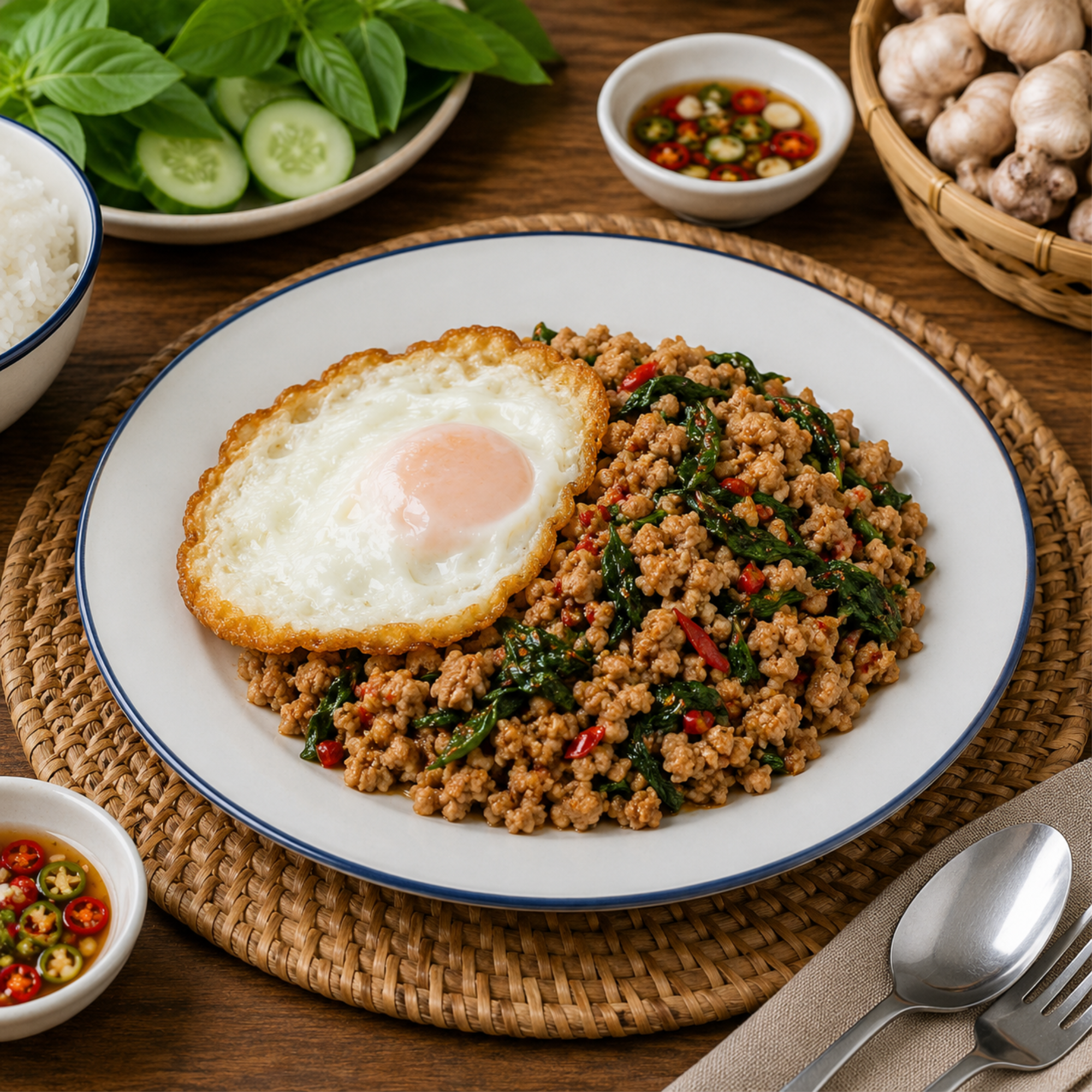 FaThai Ready to Cook, Thai Basil Stir-Fried Sauce (Ka Prao) (1.41 oz) ซอสผัดกะเพรา ฟ้าไทย