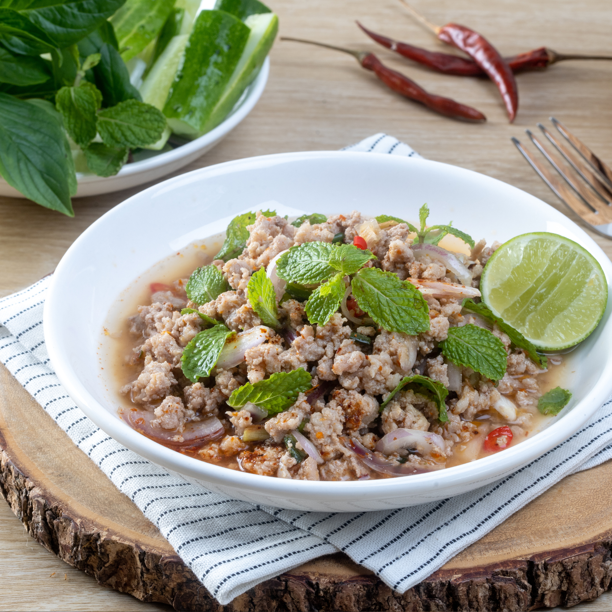 FaThai Ready to Cook, Larb-Namtok 30g (1.06 oz) ลาบ-น้ำตก ฟ้าไทย