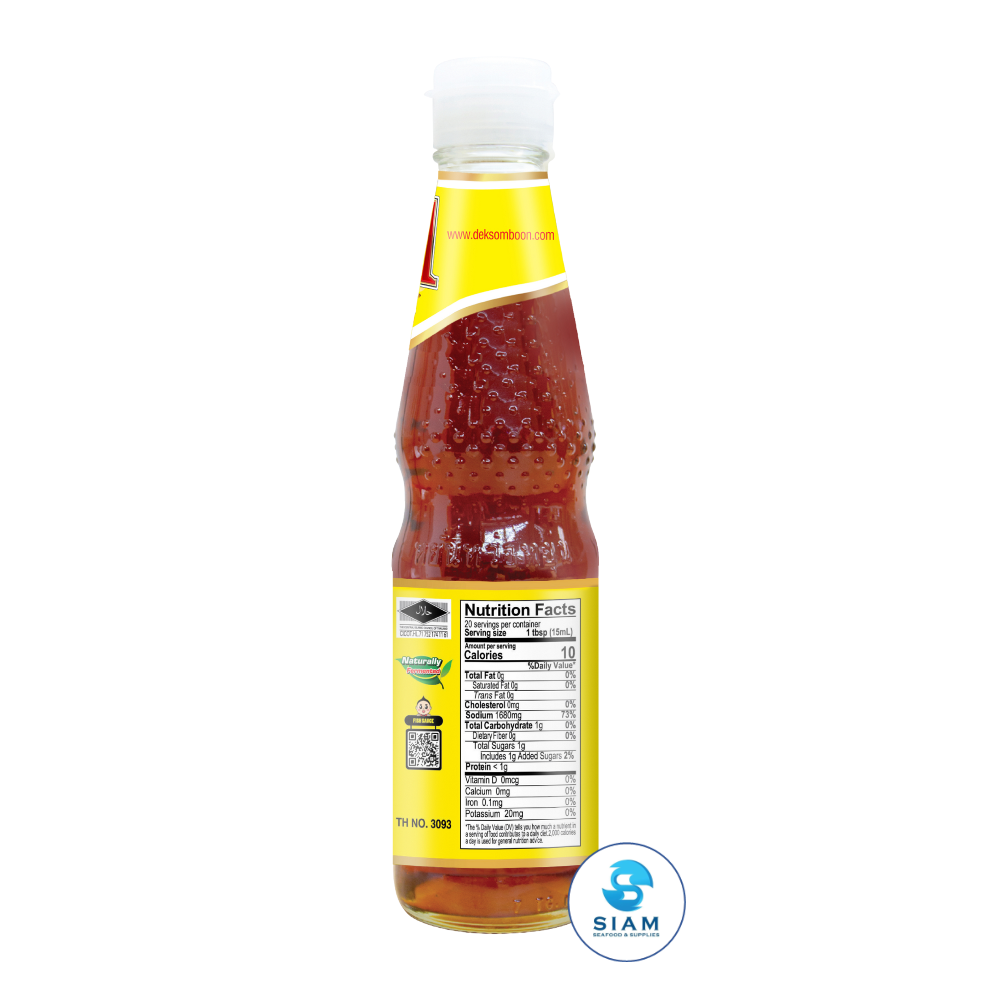 DEK SOM BOON Fish Sauce 300ml (10.14 fl oz) น้ำปลาแท้ ตราเด็กสมบูรณ์