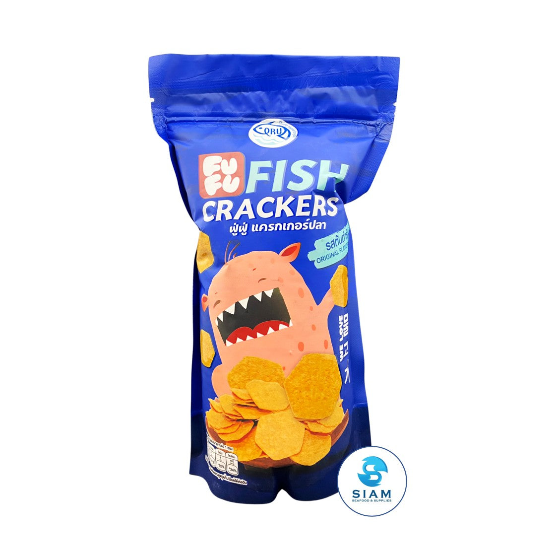 Fu Fu Fish Cracker, Original Flavor (1.05 oz) แครกเกอร์ปลา รสต้นตำรับ ฟู่ฟู่