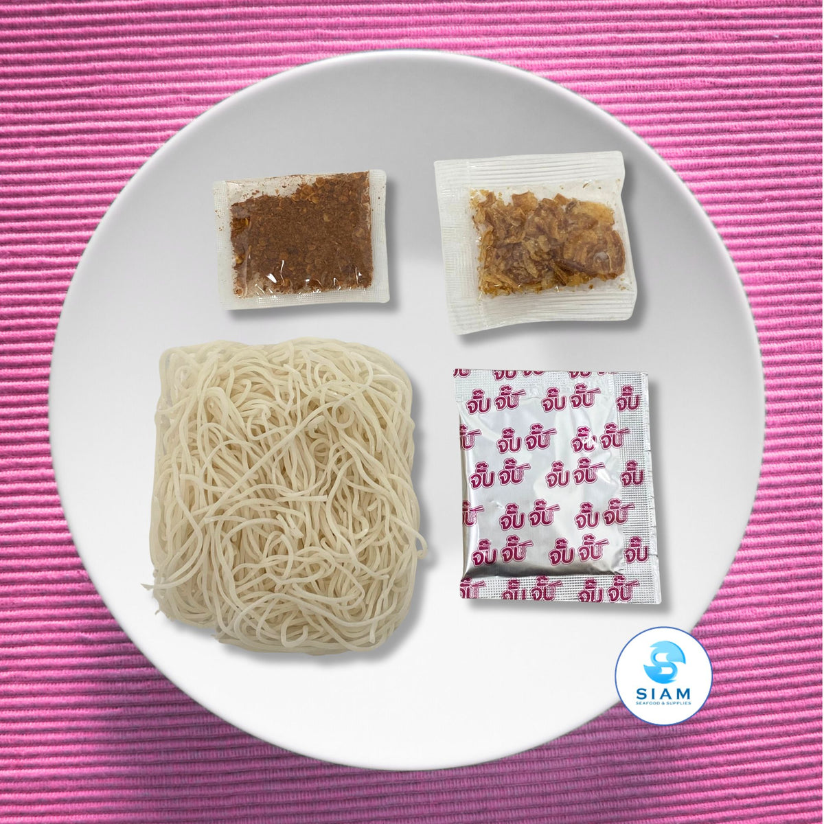 JUBJUB Instant Ubon Rice Noodles, Original Flavor (Chicken) (2.64 oz) ก๋วยจั๊บอุบล กึ่งสำเร็จรูป จั๊บจั๊บ