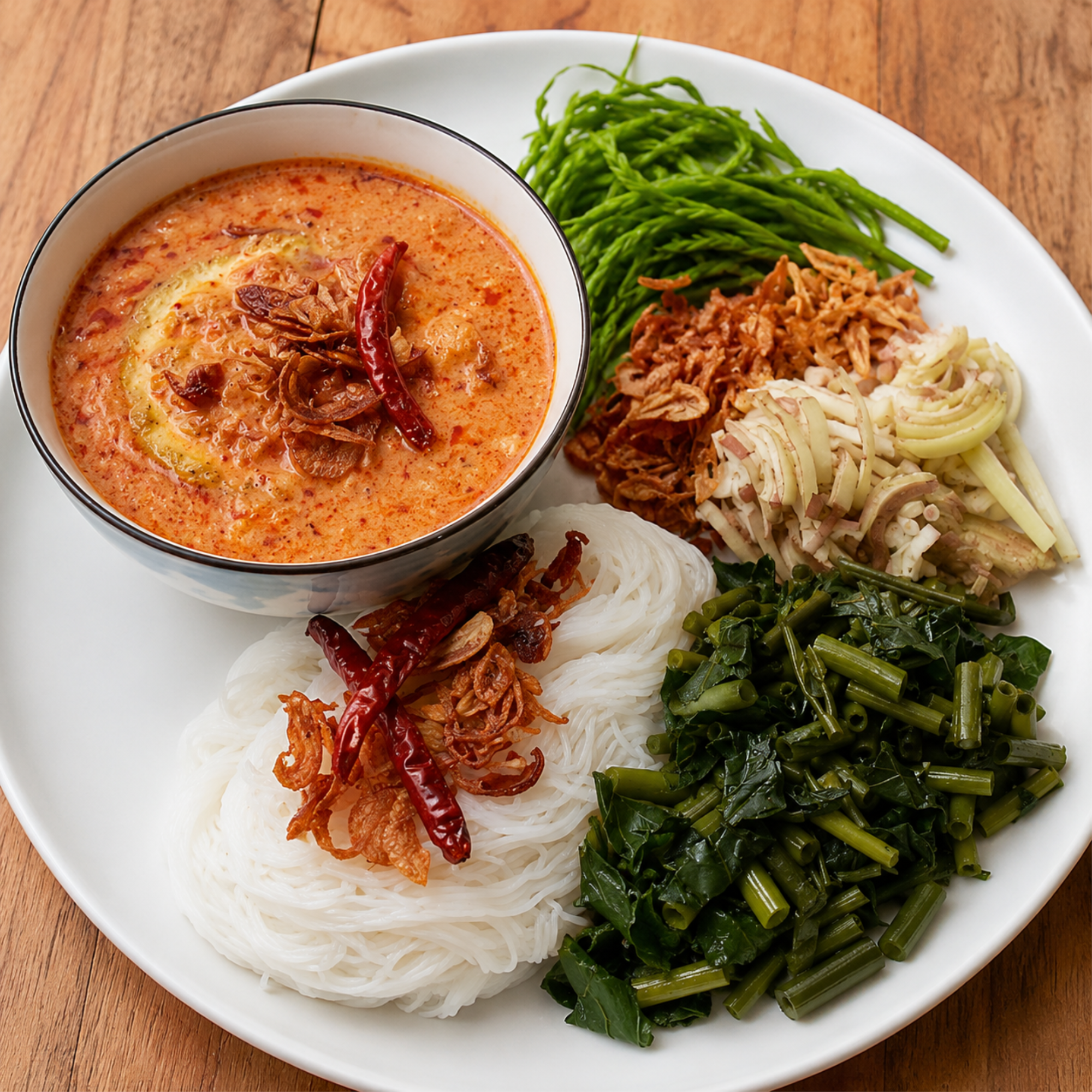 MaeSri Sweet Thai Noodle Sauce (Namprik) (4 oz) น้ำพริกสำหรับขนมจีน แม่ศรี