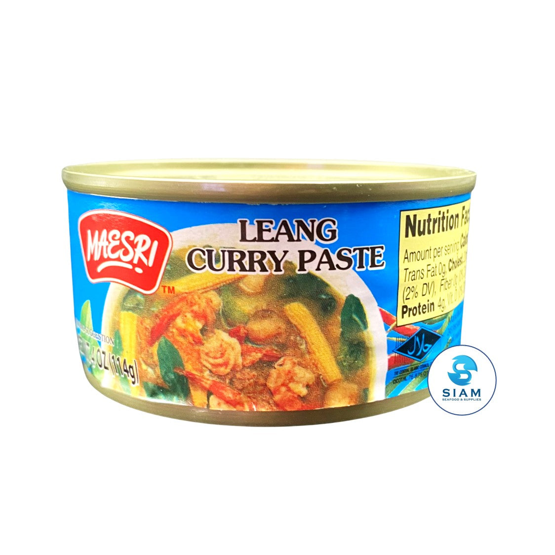 MaeSri Leang Curry Paste (4 oz) āļāđāļģāļāļĢāļīāļāđāļāļāđāļĨāļĩāļĒāļ āđāļĄāđāļĻāļĢāļĩ