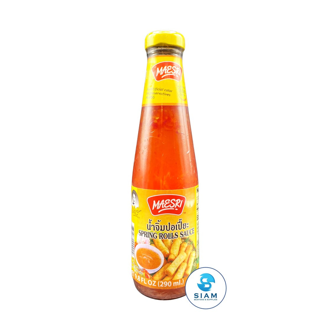 MaeSri Spring Roll Sauce (9.8 oz) āļāđāļģāļāļīāđāļĄāļāļāđāļāļĩāđāļĒāļ° āđāļĄāđāļĻāļĢāļĩ (āđāļāļĨāļĨāđāļāļ§āļāļāļīāļĄ)