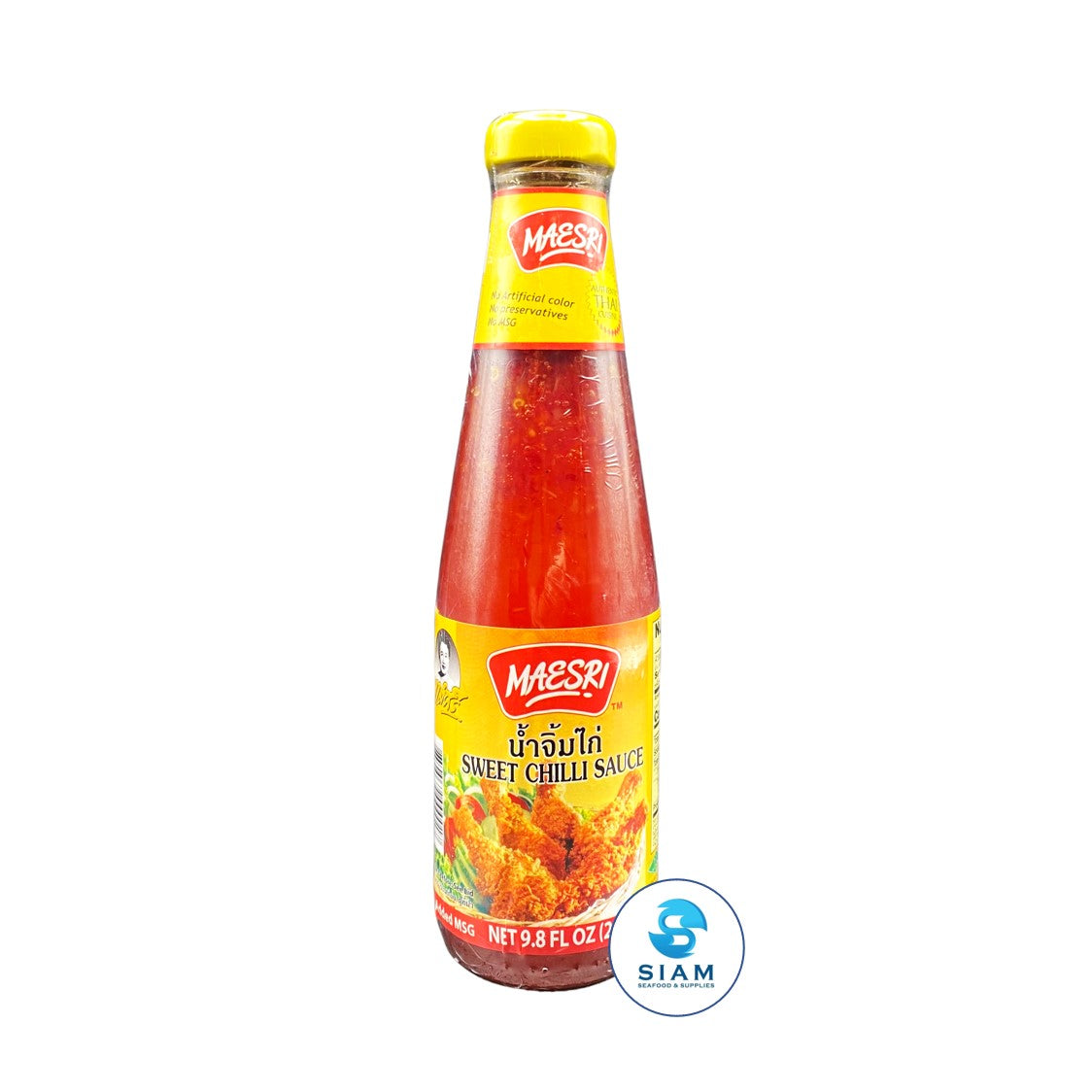MaeSri Sweet Chili Sauce (9.8 oz) āļāđāļģāļāļīāđāļĄāđāļāđ āđāļĄāđāļĻāļĢāļĩ (āđāļāļĨāļĨāđāļāļ§āļāļāļīāļĄ)