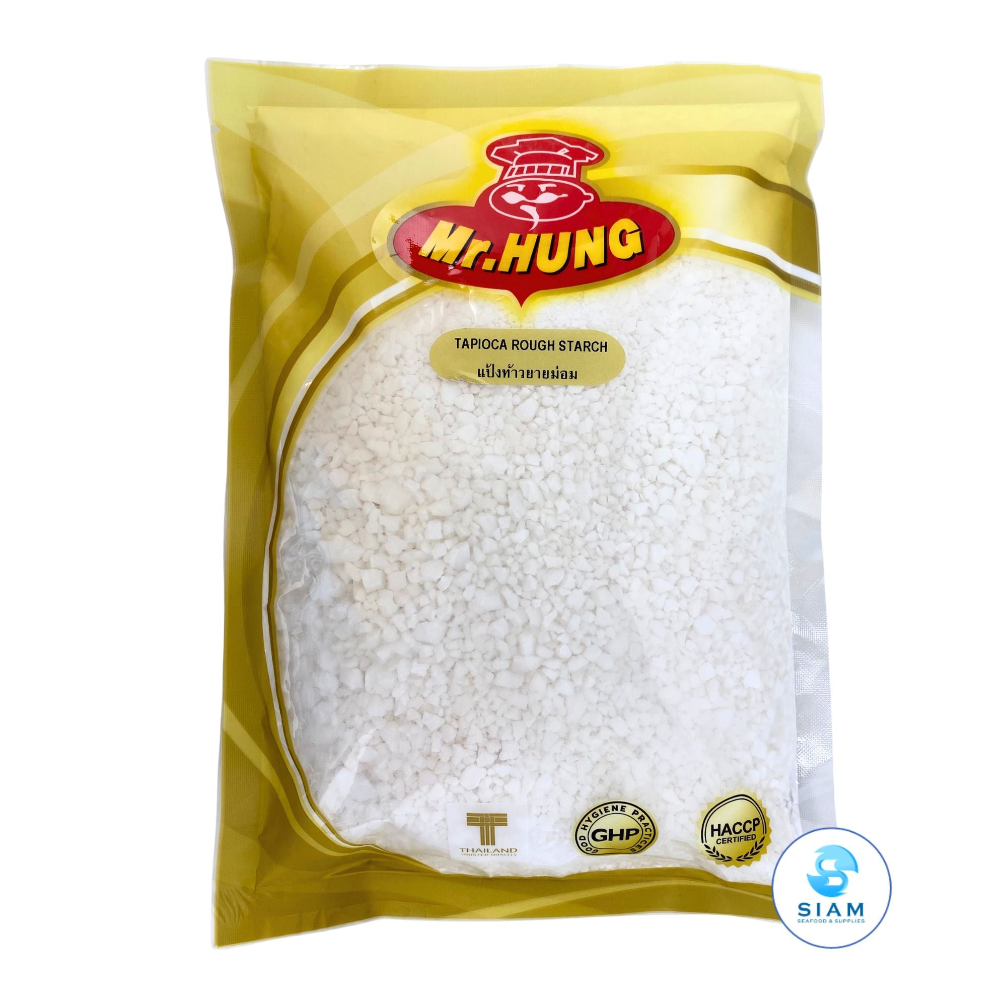 Mr.Hung Tapioca Rough Starch (Tao Yai Mom Flour) (1.1 lb) āđāļāđāļāļāđāļēāļ§āļĒāļēāļĒāļĄāđāļāļĄ āļĄāļīāļŠāđāļāļāļĢāđāļŪāļąāļ