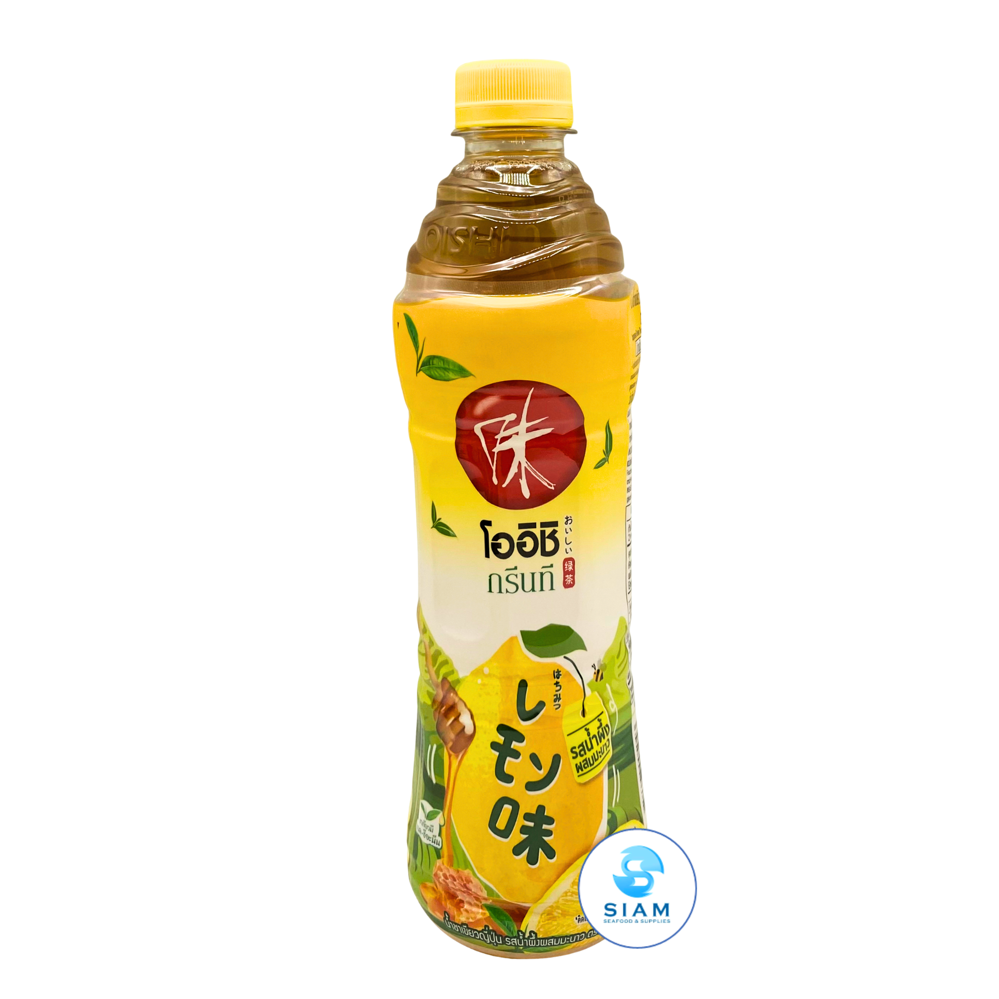 Oishi Green Tea, Honey & Lemon Flavor(17.6 oz) āļāļēāđāļāļĩāļĒāļ§āđāļāļāļīāļāļī āļĢāļŠāļāđāļģāļāļķāđāļāļāļŠāļĄāļĄāļ°āļāļēāļ§