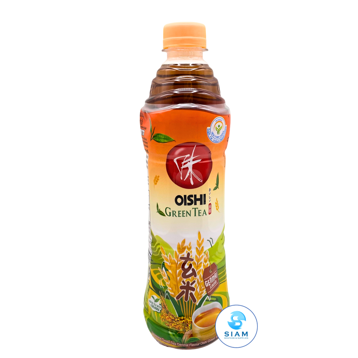 Oishi Green Tea, Genmai Flavor (17.6 oz) ชาเขียวโออิชิ รสข้าวญี่ปุ่น