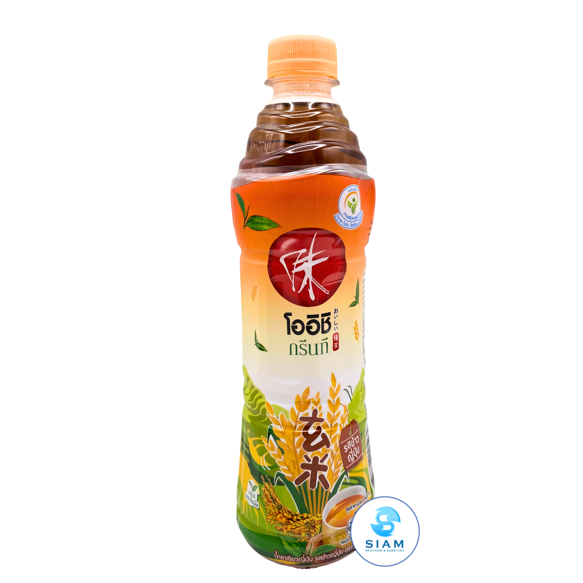 Oishi Green Tea, Genmai Flavor (17.6 oz) āļāļēāđāļāļĩāļĒāļ§āđāļāļāļīāļāļī āļĢāļŠāļāđāļēāļ§āļāļĩāđāļāļļāđāļ
