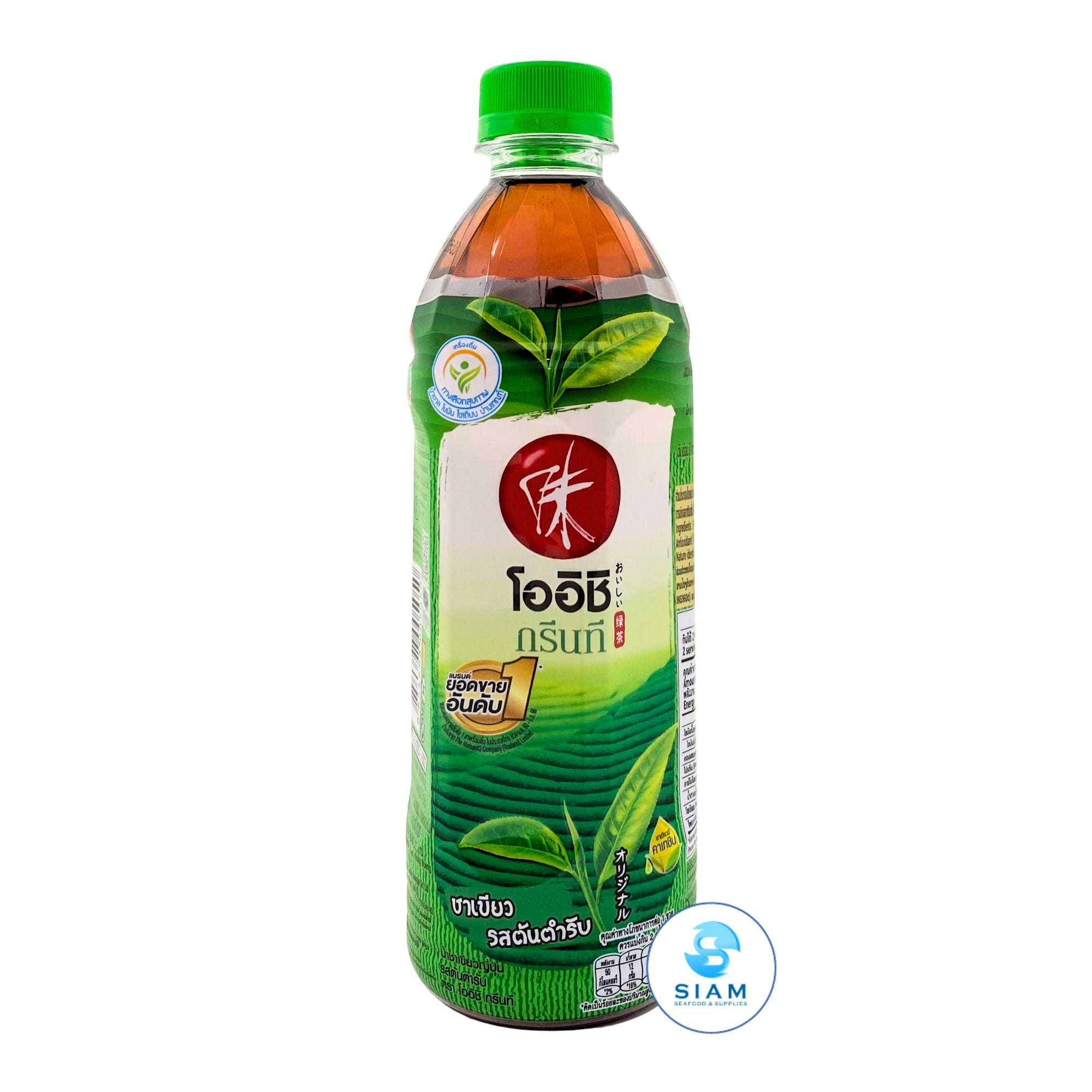 Oishi Green Tea, Original Flavor (17.6 oz) āļāļēāđāļāļĩāļĒāļ§āđāļāļāļīāļāļī āļĢāļŠāļāļąāđāļāđāļāļīāļĄ
