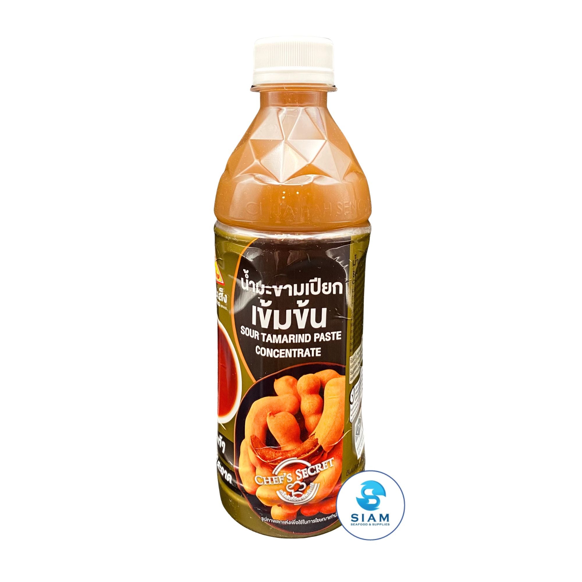 Chua Hah Seng Sour Tamarind Paste Concentrate (13.4 oz) น้ำมะขามเปียกเข้มข้น ฉั่วฮะเส็ง