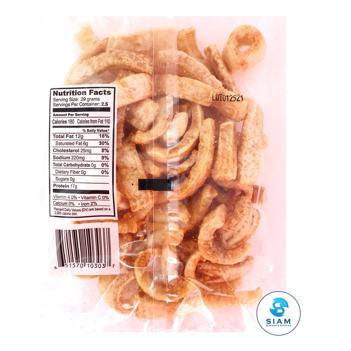Fried Pork Skins - Lucky Lily (2.5 oz) shippable Lucky Lily