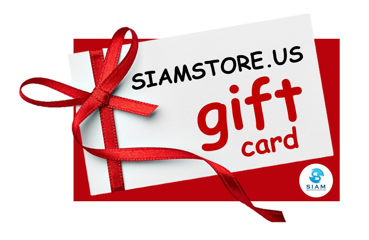 Gift Cards $10 - $25 - $50 - $100 Siam Store - Thai & Asian Food Market