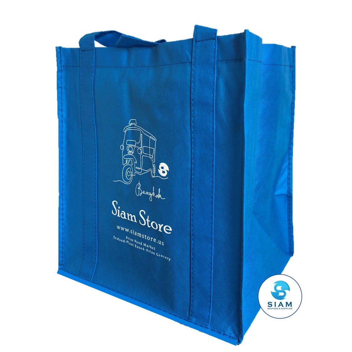 Grocery Bag, (14-1/2" x 13" x 10", 5.3 oz) shippable Siam Store - Thai & Asian Food Market