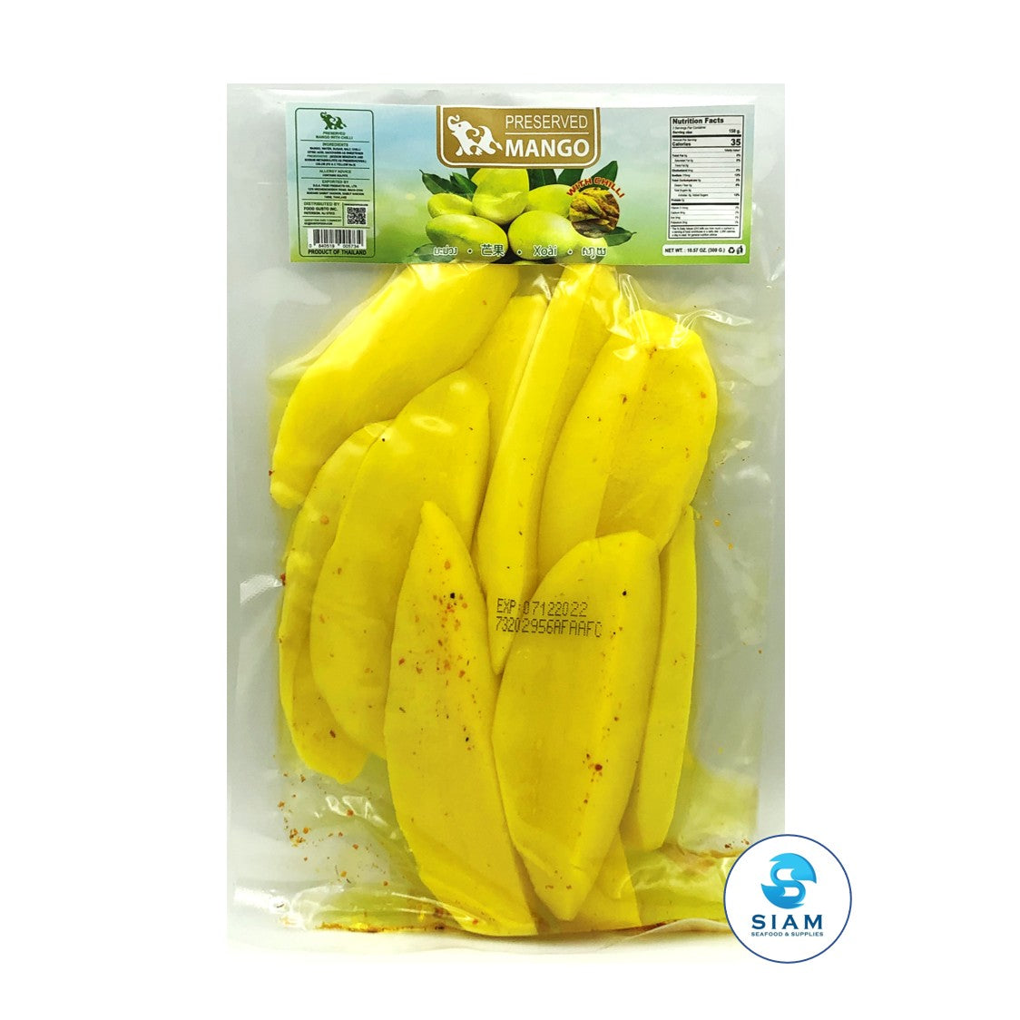 Preserved Mango with Chili- Gusto (10.57 oz-Net Wt 11.4 oz) shippable Siam Store - Thai & Asian Food Market
