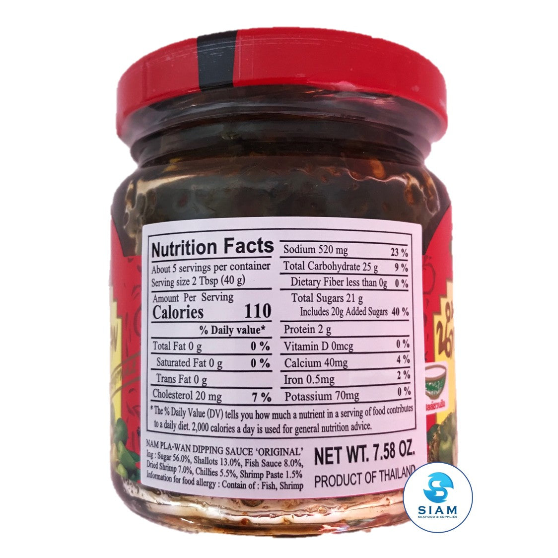 Sweet & Sour Fruit Dipping Sauce (Nam Pla Wan) - Takrai (7.58 oz-Net Wt 12.7 oz) น้ำปลาหวาน ตราตะไคร้ shippable Takrai