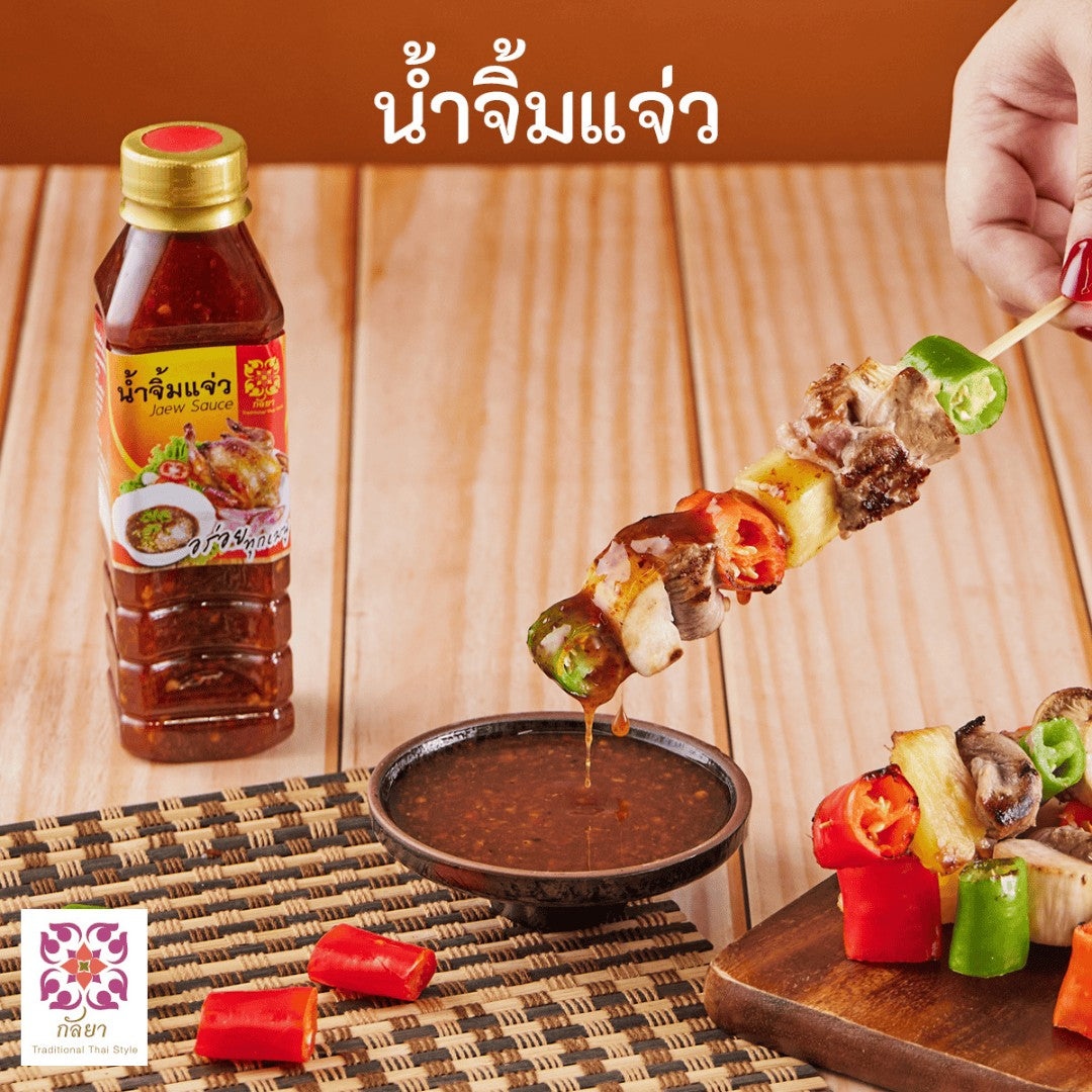 (3-Flavor Pack) Kanlaya Signature Thai Dipping Sauces 9.52 oz (270 g) น้ำจิ้มแจ่ว+น้ำจิ้มซีฟู้ด+น้ำพริกกะปิกุ้ง ตรากัลยา