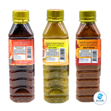 (3-Flavor Pack) Kanlaya Signature Thai Dipping Sauces 9.52 oz (270 g) น้ำจิ้มแจ่ว+น้ำจิ้มซีฟู้ด+น้ำพริกกะปิกุ้ง ตรากัลยา