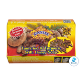 (6-Pack) Asantee Tamarind & Turmeric with Honey Soap 125g (4.41 oz) สบู่เอแซนเต้ สบู่มะขาม ขมิ้นผสมน้ำผึ้ง