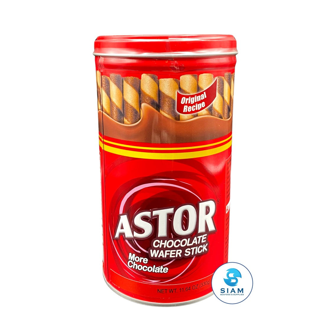 Astor Chocolate Wafer Stick, Original Recipe (11.64 oz) เวเฟอร์โรลรสช็อกโกแลต รสดั้งเดิม ตราแอสเทอร์