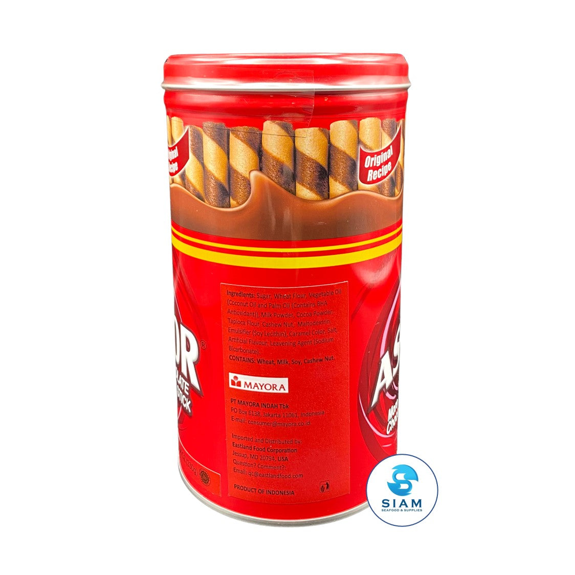 Astor Chocolate Wafer Stick, Original Recipe (11.64 oz) เวเฟอร์โรลรสช็อกโกแลต รสดั้งเดิม ตราแอสเทอร์