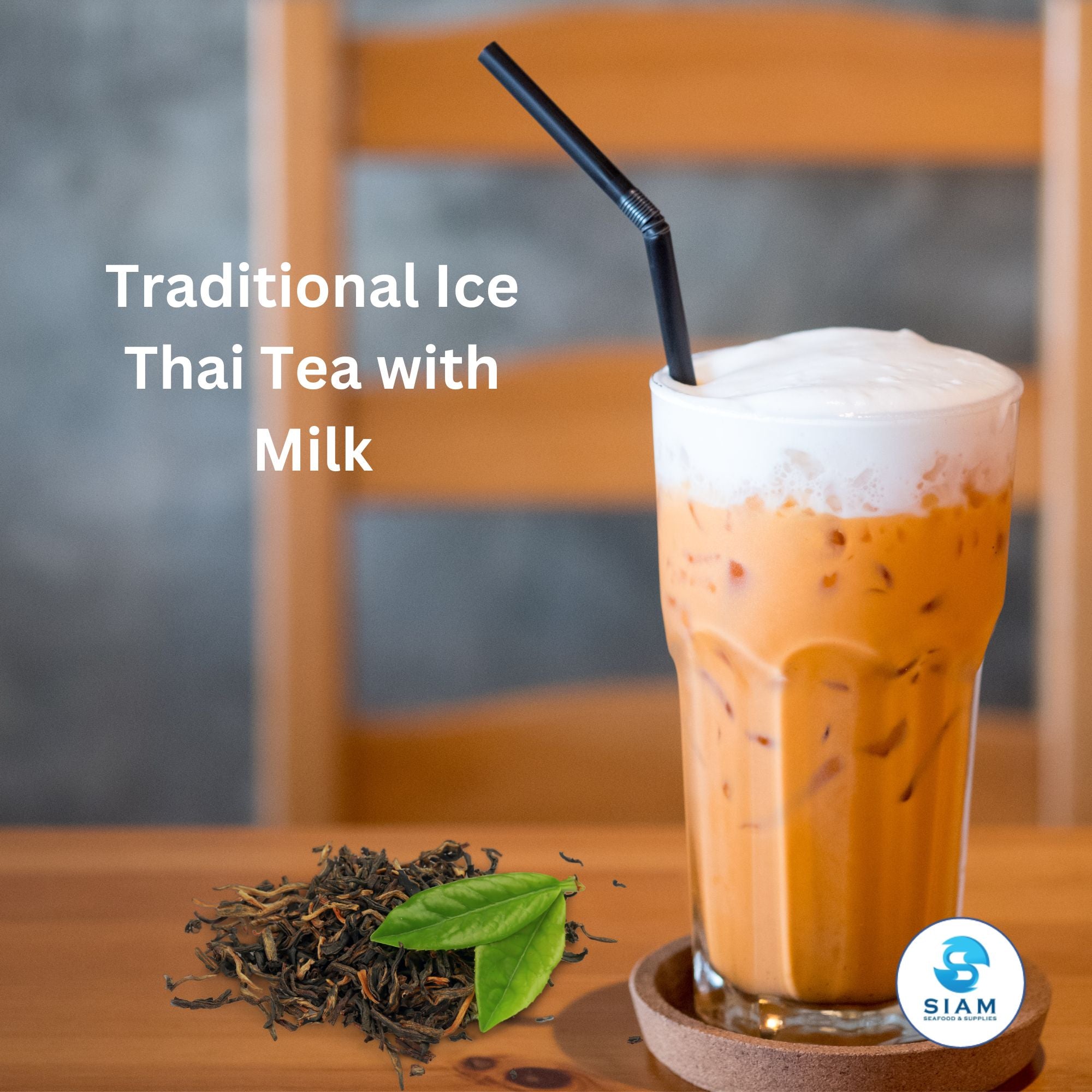 ChaTraMue Thai Tea Mix, Thai Beverage (14.1 oz) ชาตรามือ ชาผงปรุงสำเร็จ