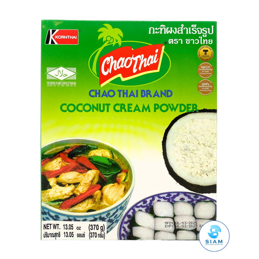 Chao Thai Coconut Cream Powder, Box (13.05 oz) กะทิผงสำเร็จรูป ตราชาวไทย