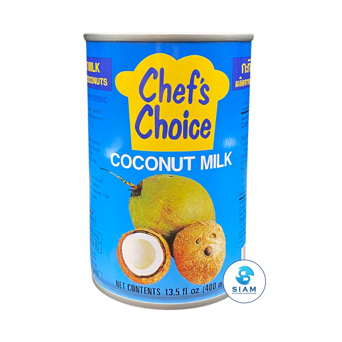 Chef's Choice Coconut Milk (13.5 oz) กะทิสำเร็จรูป เชฟช้อย