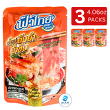 FaThai Concentrated Creamy Tom Yum Soup (4.06 fl oz) น้ำซุปต้มยำน้ำข้น สไตล์ถึงเครื่องไทยแท้ ฟ้าไทย