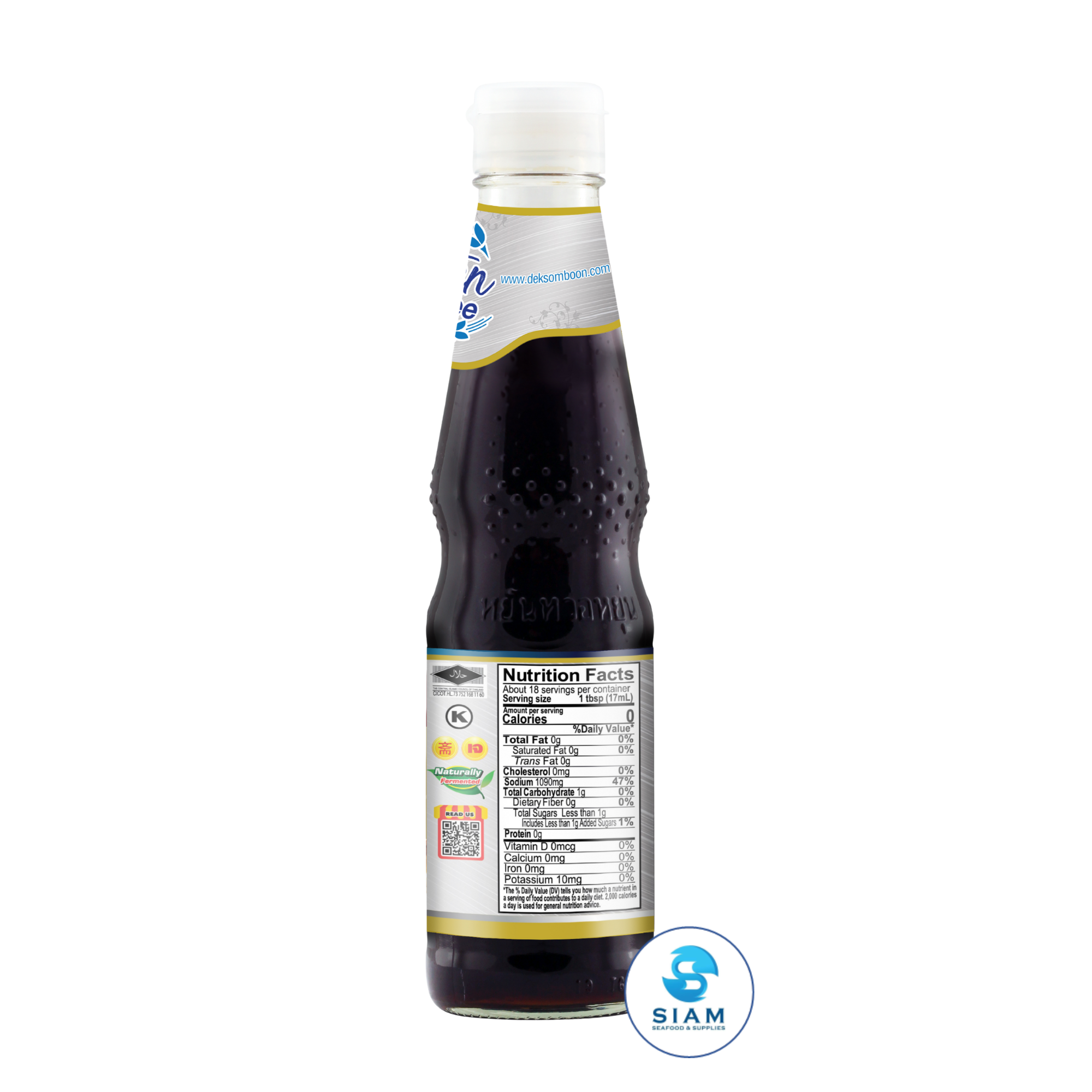 DEK SOM BOON Gluten Free Soy Sauce 300ml, Vegan (10.14 fl oz) ซีอิ๊วขาว กลูเตนฟรี ตราเด็กสมบูรณ์