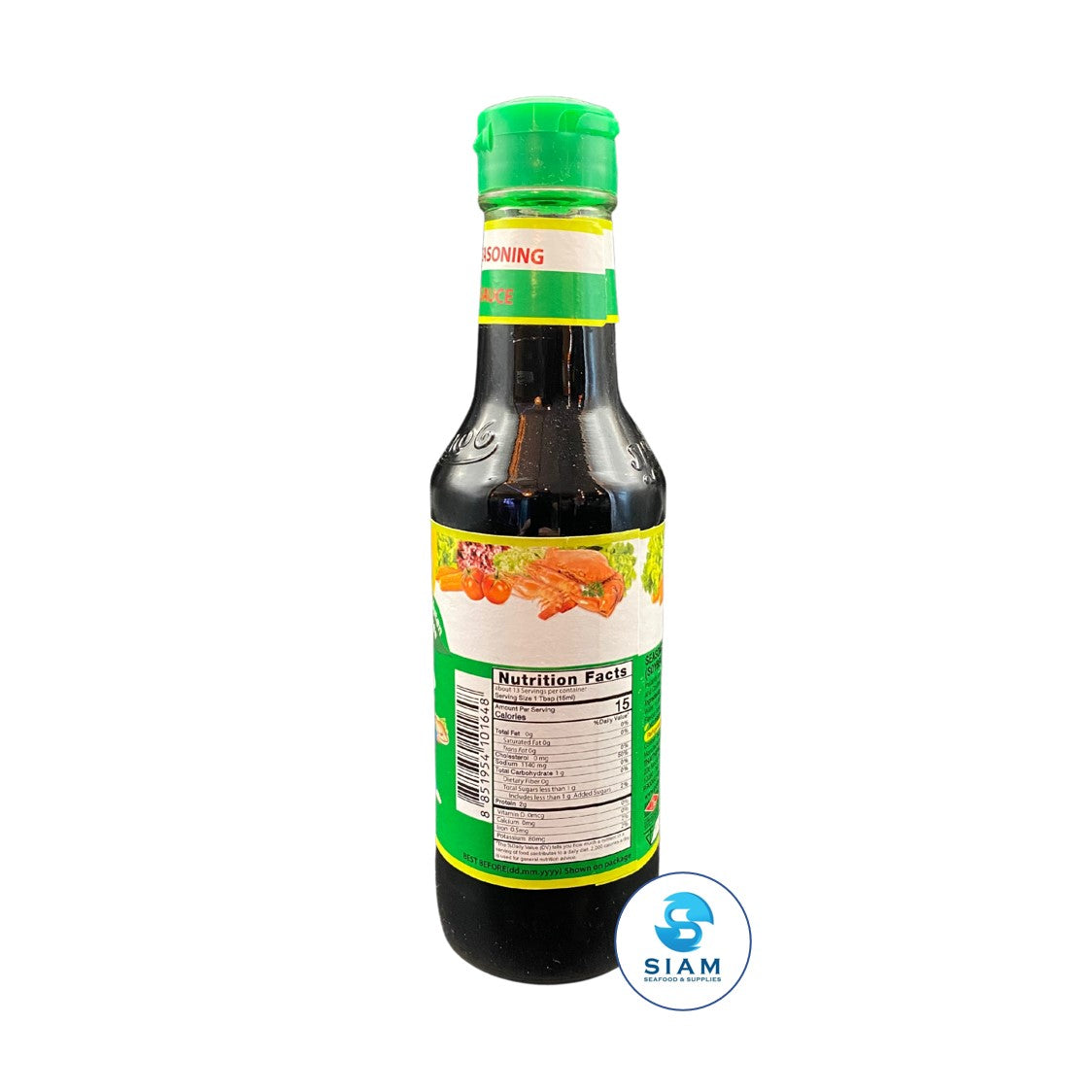 Golden Mountain Seasoning Sauce Green Cap (Soybean Sauce) (6.8 oz) ซอสปรุงรสฝาเขียว ตราภูเขาทอง