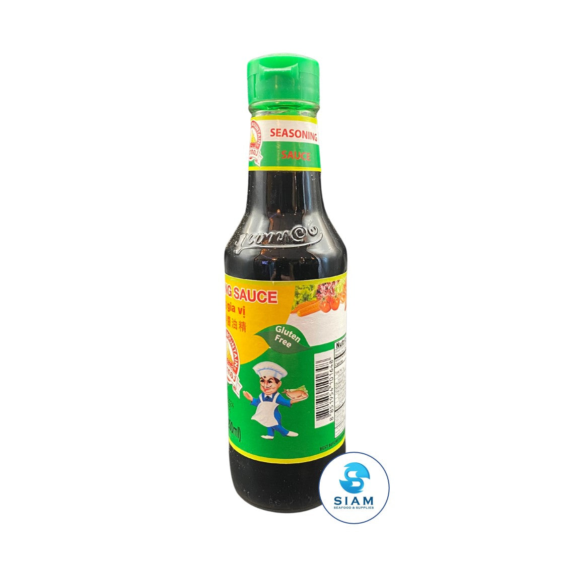 Golden Mountain Seasoning Sauce Green Cap (Soybean Sauce) (6.8 oz) ซอสปรุงรสฝาเขียว ตราภูเขาทอง
