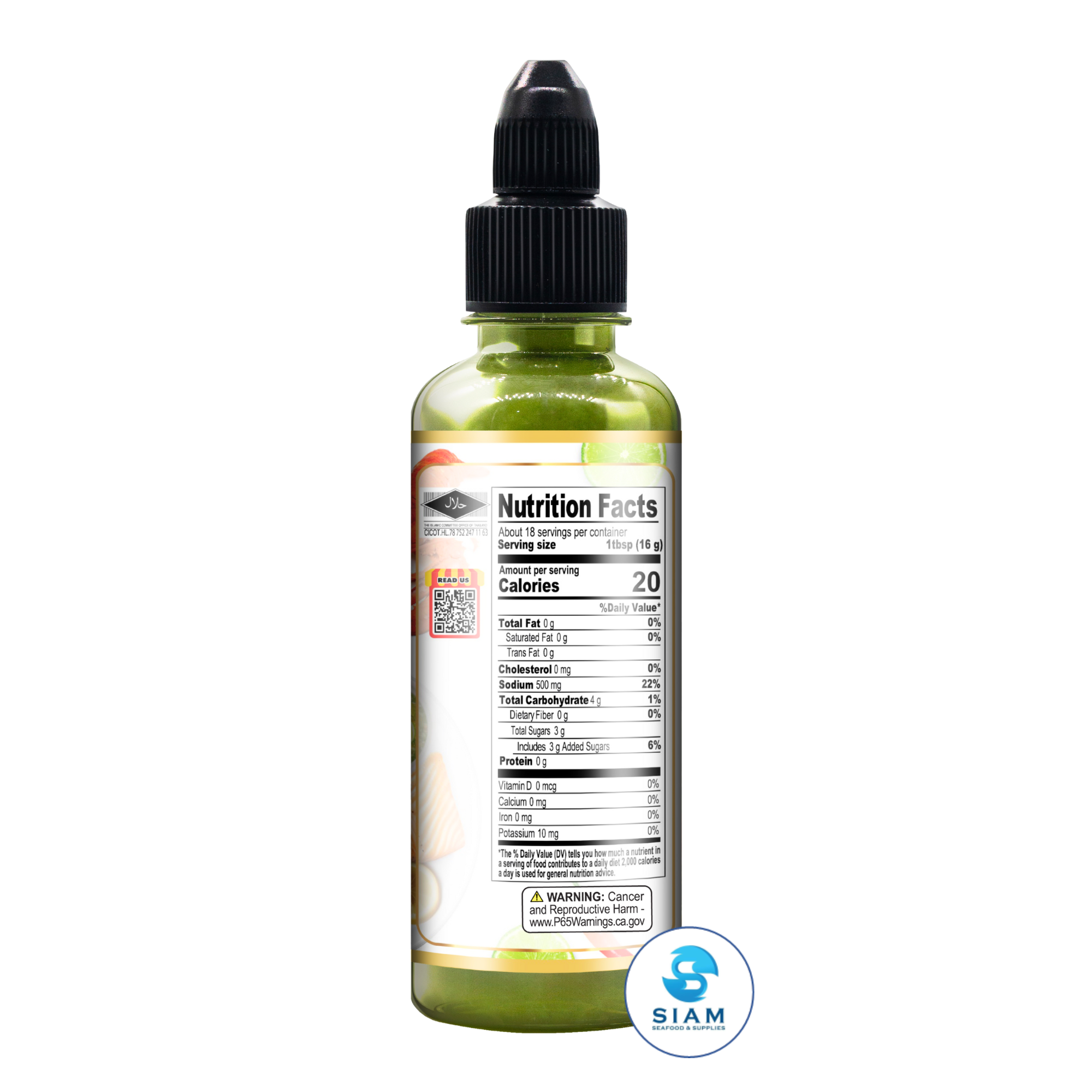 DEK SOM BOON Thai Green Chilli Spicy Sauce (Seafood Dipping Sauce) 290g (10.23 oz) น้ำจิ้มซีฟู้ด ตราเด็กสมบูรณ์