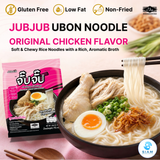 JUBJUB Instant Ubon Rice Noodles, Original Flavor (Chicken) (2.64 oz) ก๋วยจั๊บอุบล กึ่งสำเร็จรูป จั๊บจั๊บ