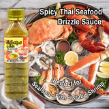 (2-Pack) Kanlaya Spicy Thai Drizzle Sauce - Jaew & Seafood Dipping Sauce (9.52 oz) น้ำจิ้มแจ่วและน้ำจิ้มซีฟู้ด ตรากัลยา