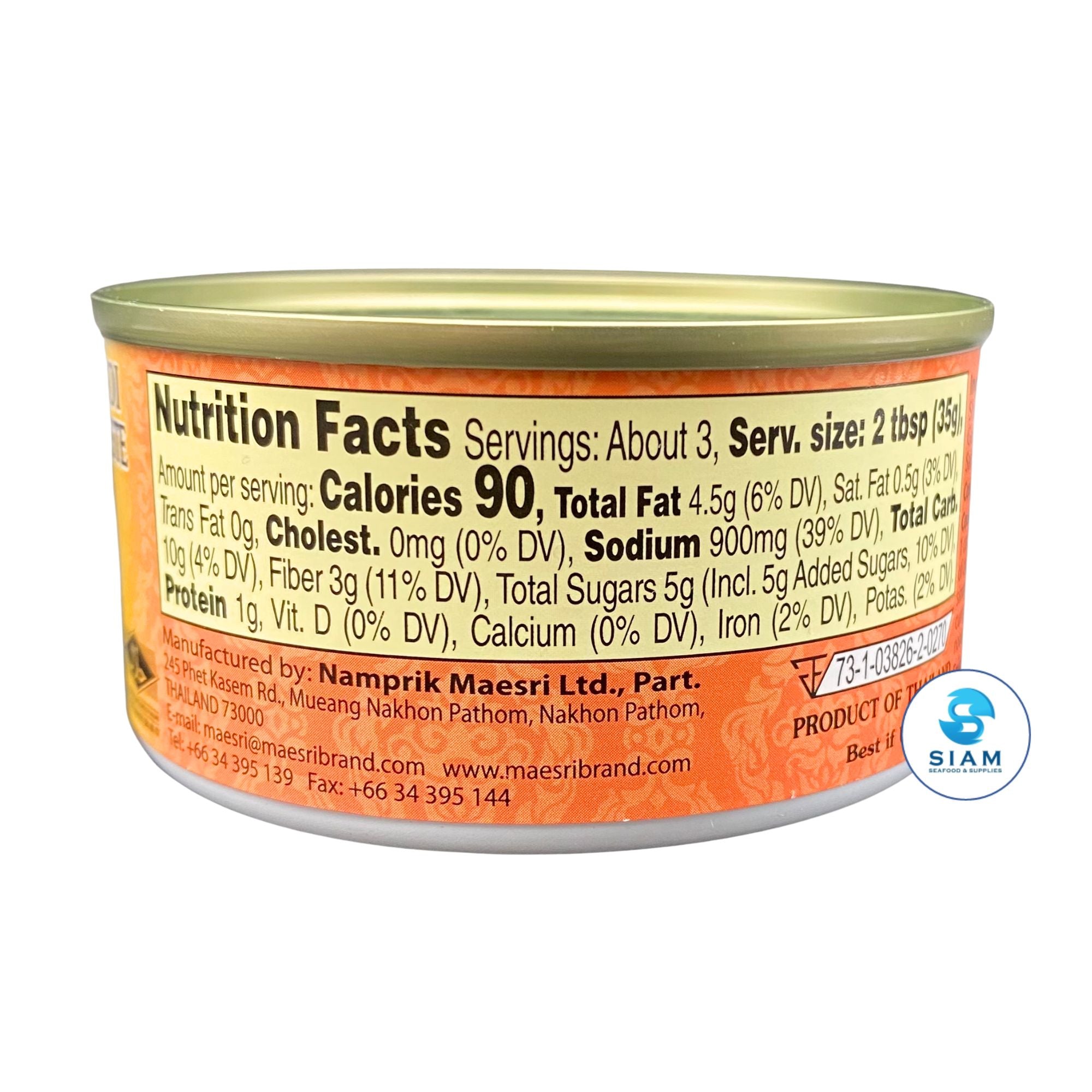 MaeSri Khao Soi Curry Paste (4 oz) น้ำพริกข้าวซอย แม่ศรี