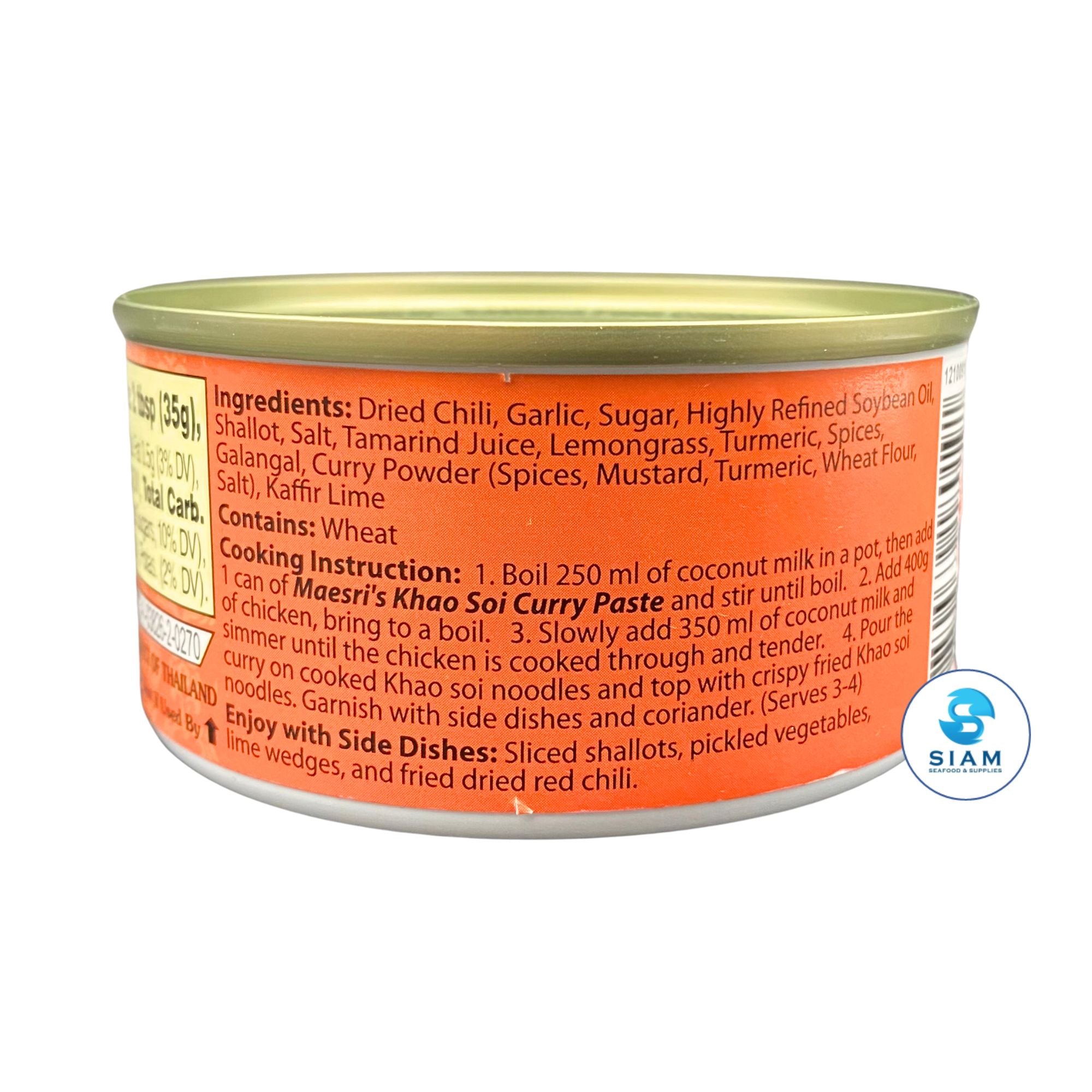 MaeSri Khao Soi Curry Paste (4 oz) น้ำพริกข้าวซอย แม่ศรี