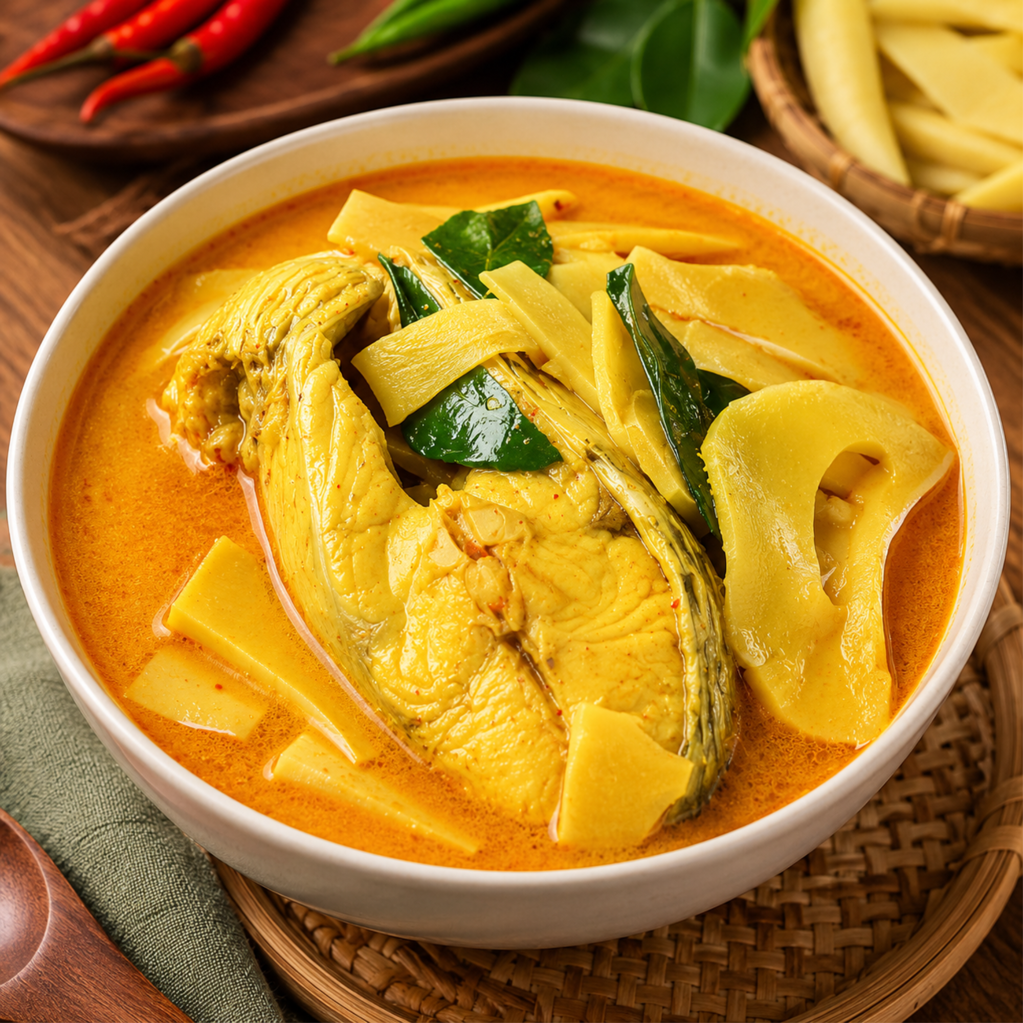 MaeSri Yellow Sour Curry Paste (Kaeng Lueang) (4 oz) น้ำพริกแกงเหลือง แม่ศรี