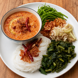 MaeSri Sweet Thai Noodle Sauce (Namprik) (4 oz) น้ำพริกสำหรับขนมจีน แม่ศรี