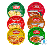 (6-Pack) MaeSri Deluxe Thai Combo Sampler Set, 100% Vegan, Green, Red, Panang, Masaman, Karee & Prik Khing Curry Pastes (4 oz) ชุดรวมน้ำพริกแกงแม่ศรีต้นตำรับ 6 รส
