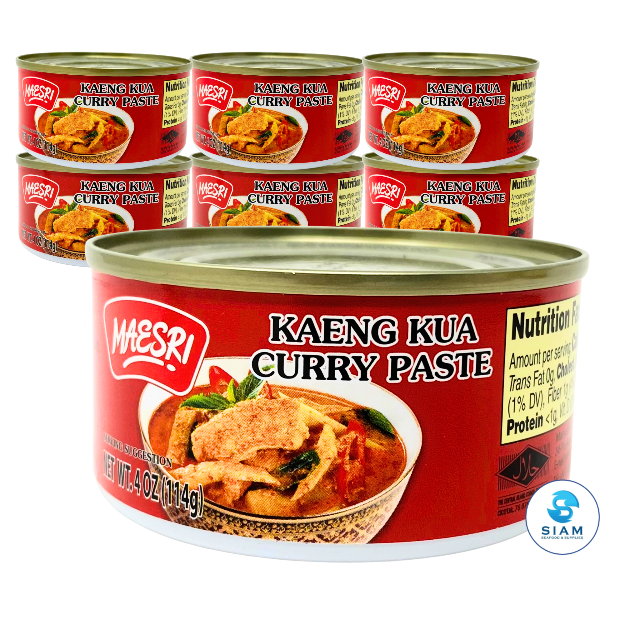 MaeSri Kaeng Kua Curry Paste (4 oz) น้ำพริกแกงคั่ว แม่ศรี