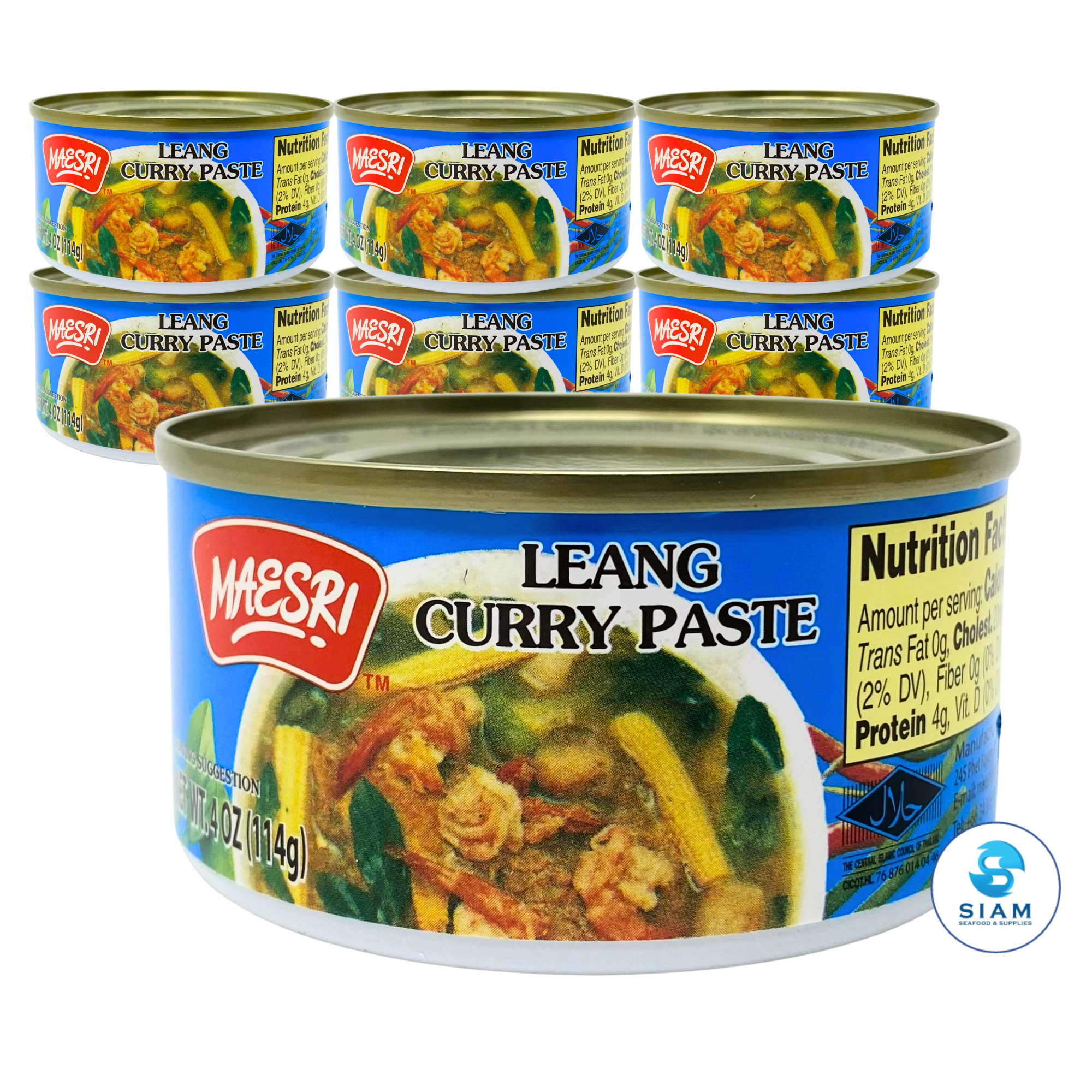MaeSri Leang Curry Paste (4 oz) น้ำพริกแกงเลียง แม่ศรี