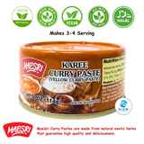 (6-Pack) MaeSri Deluxe Thai Combo Sampler Set, 100% Vegan, Green, Red, Panang, Masaman, Karee & Prik Khing Curry Pastes (4 oz) ชุดรวมน้ำพริกแกงแม่ศรีต้นตำรับ 6 รส