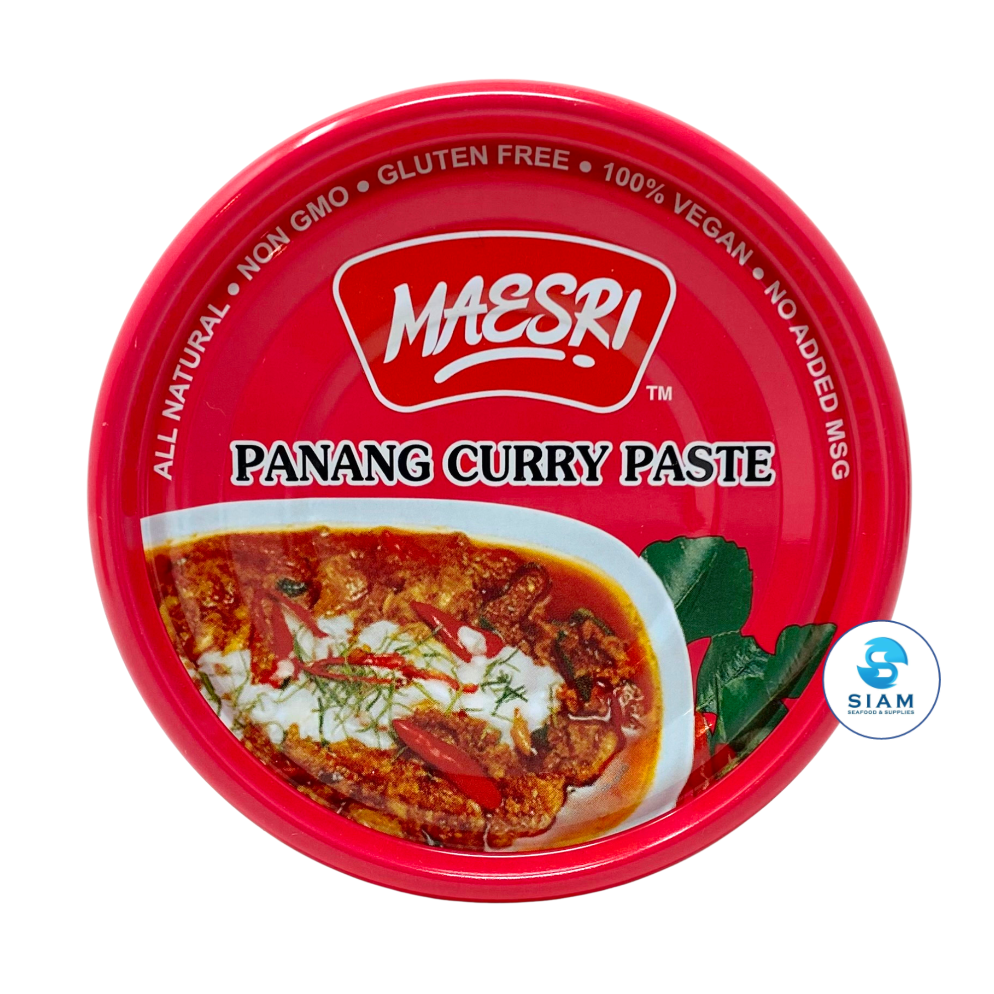 MaeSri Panang Curry Paste, Vegan & Gluten-Free (4 oz) น้ำพริกแกงพะแนง แม่ศรี