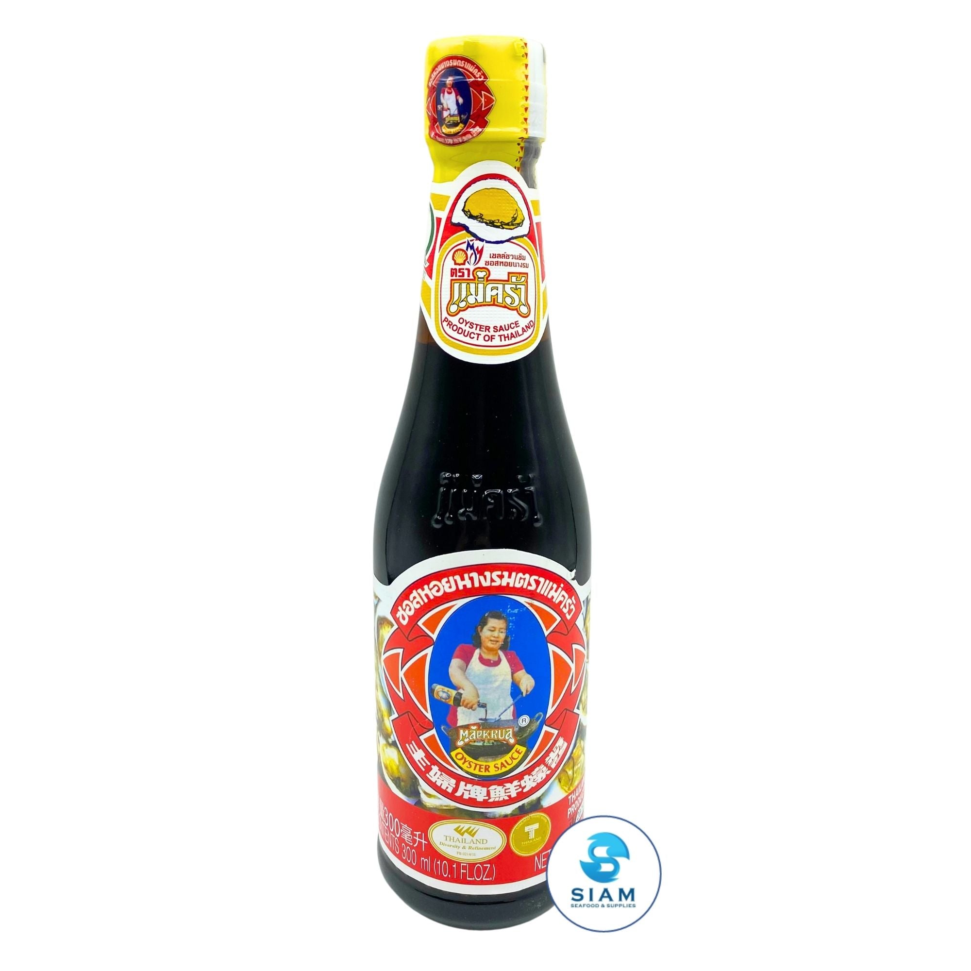 MaeKrua Oyster Sauce (10.1 oz) ซอสหอยนางรม ตราแม่ครัว