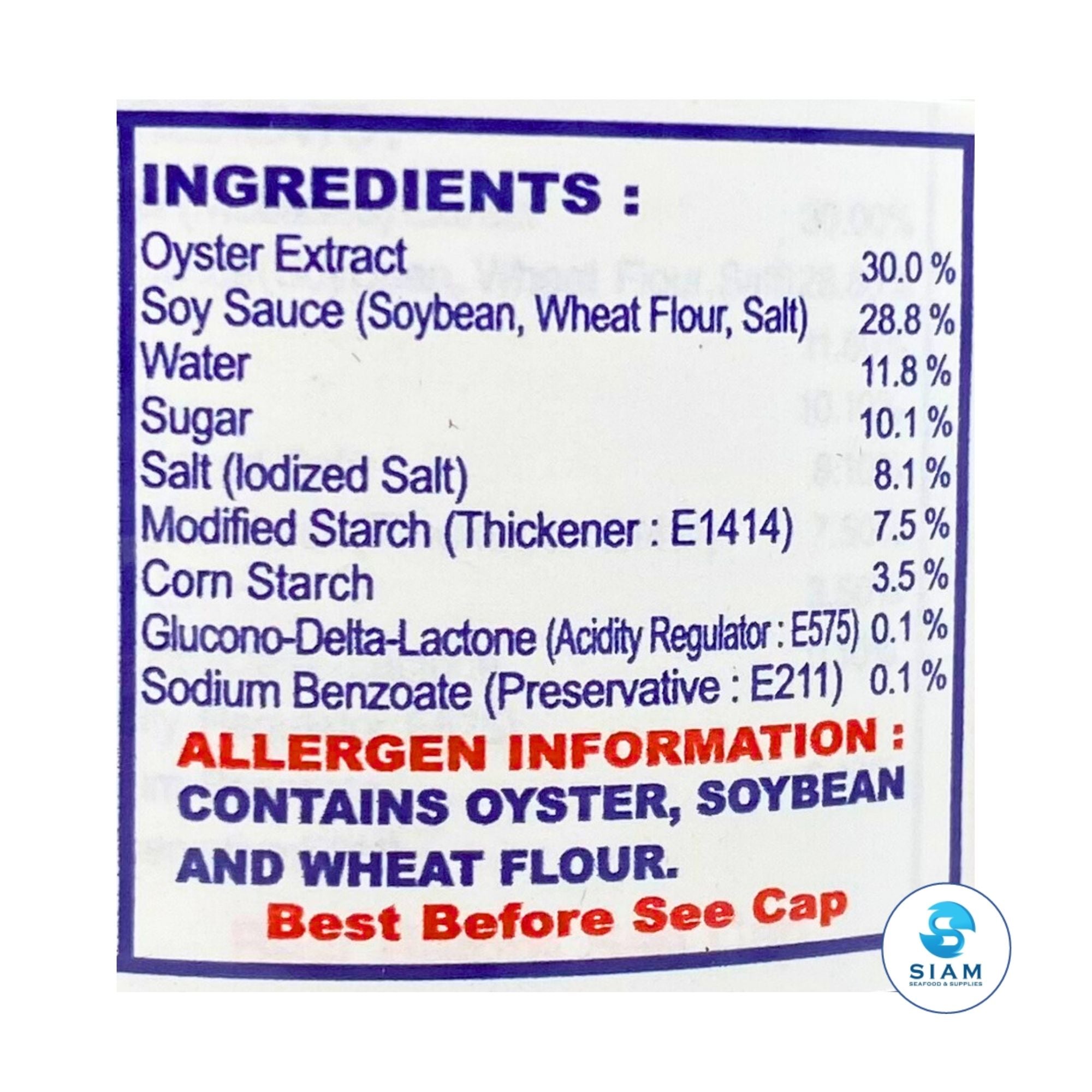 MaeKrua Oyster Sauce (10.1 oz) ซอสหอยนางรม ตราแม่ครัว